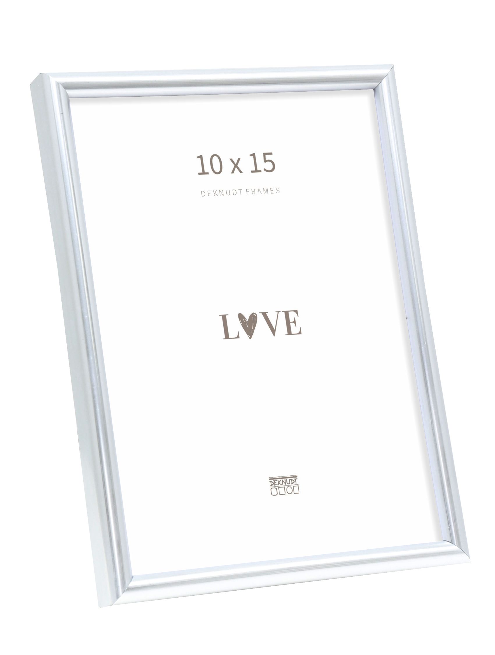 kunststof, mat zilver S011D1 