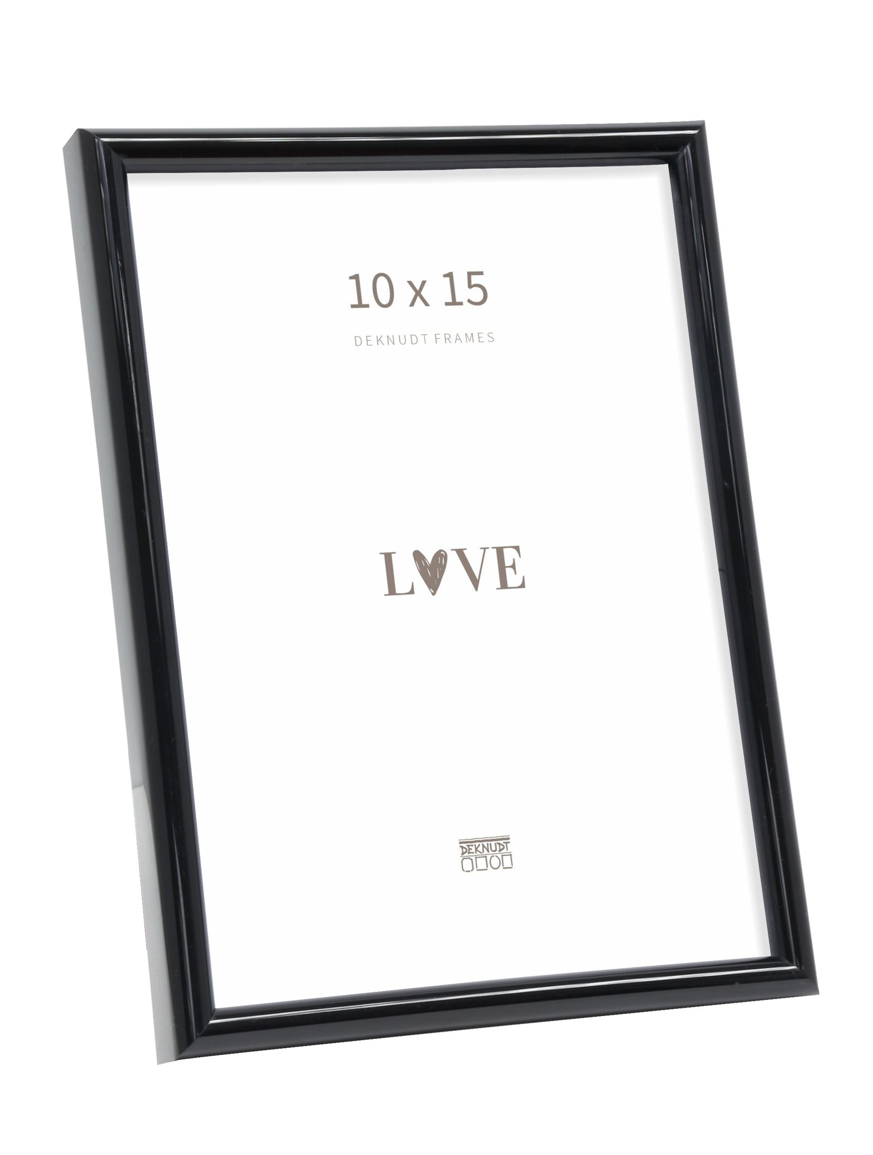 kunststof, zwart glanzend S011S2 