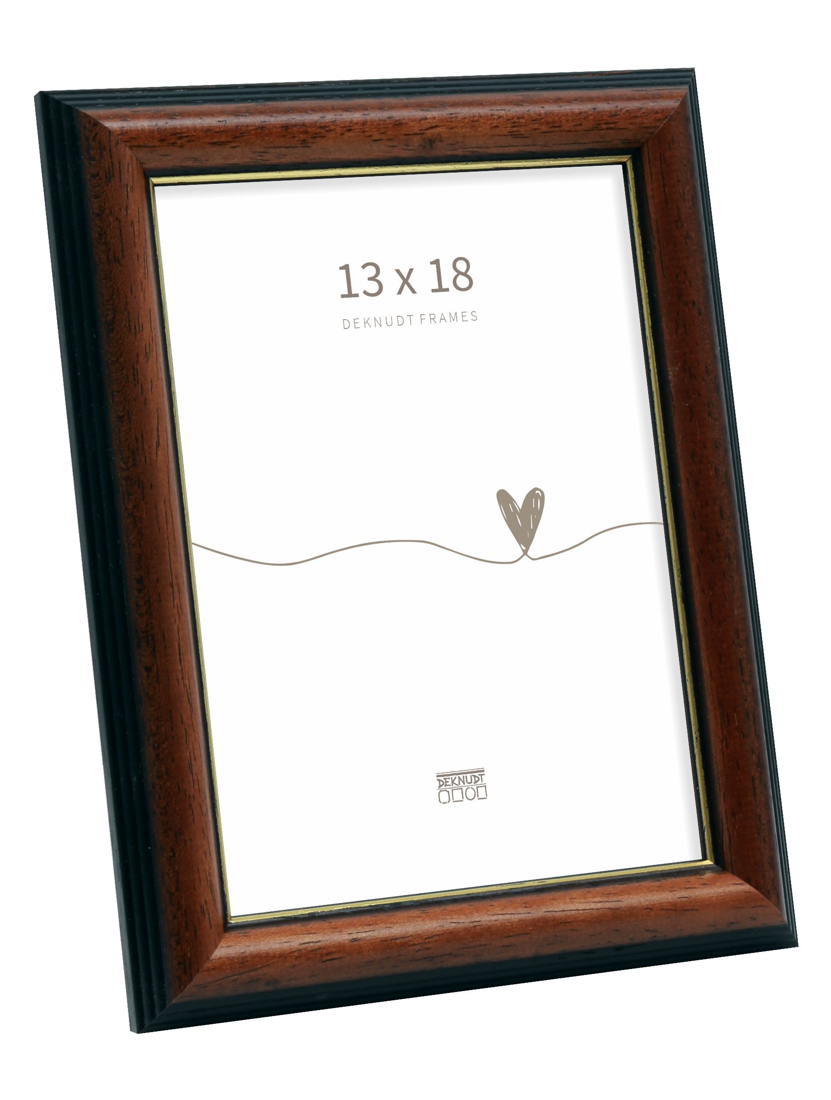 Basic, klassiek bruin, hout S222H3 