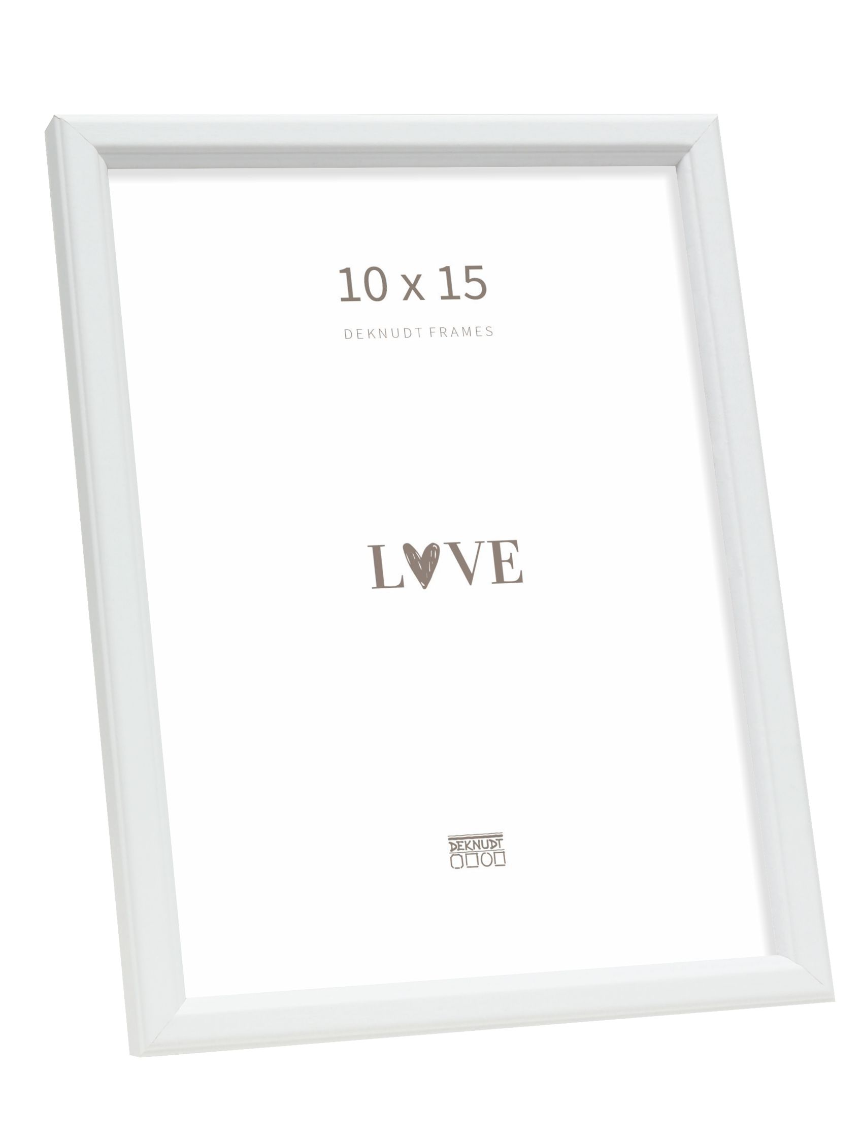 Witte houten fotokader S236K1 