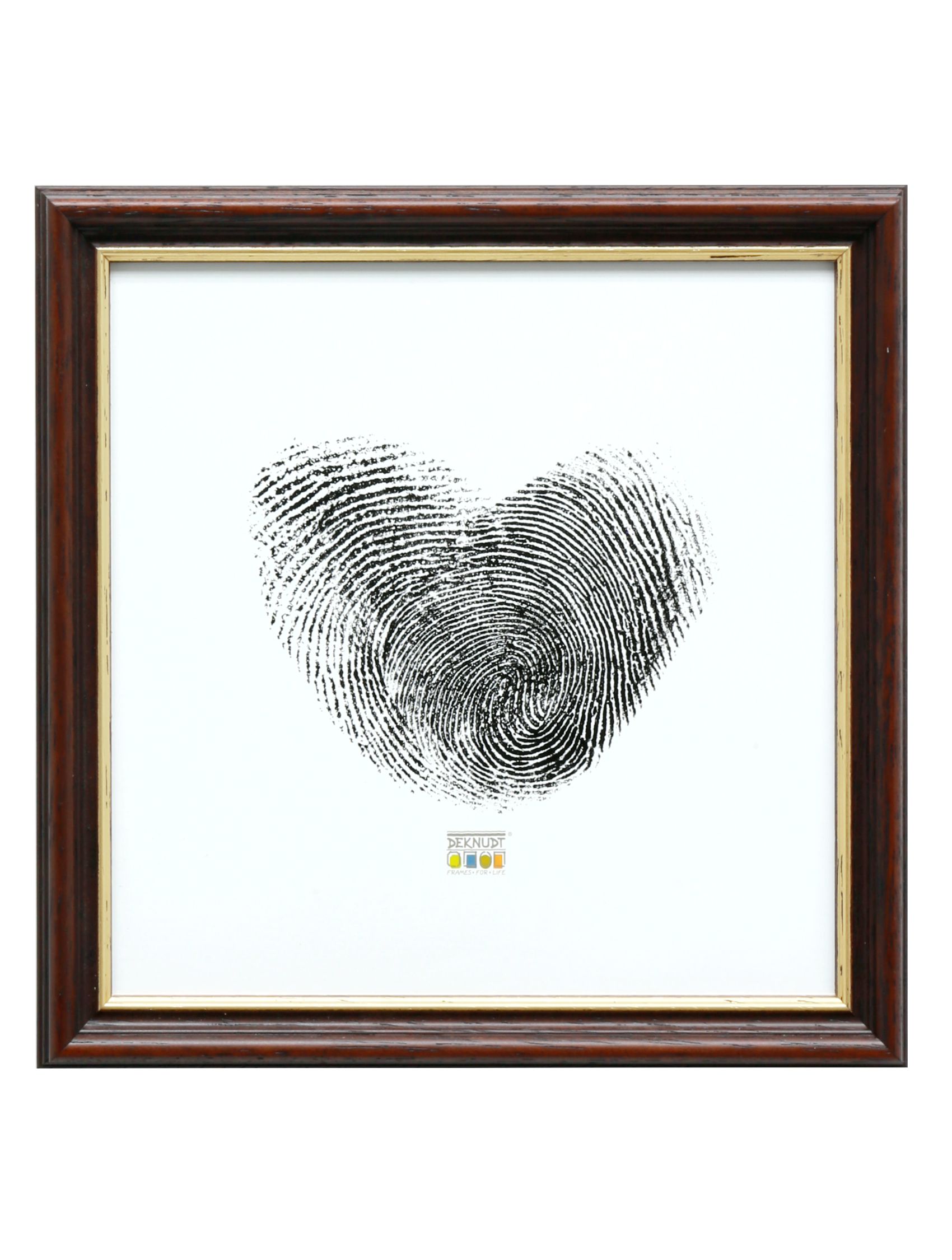 donkere notelaar gouden bies S406H2 