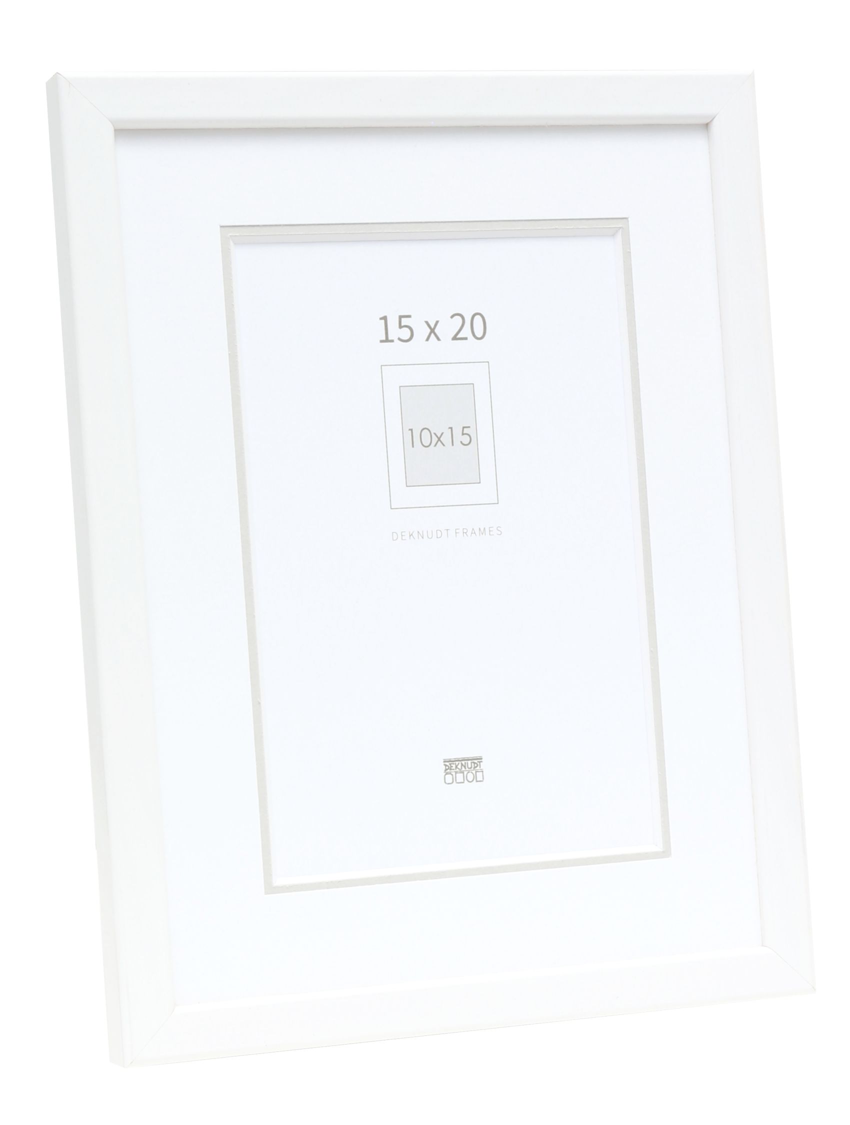 Fotokader in wit met passe-partout S41JK1 P1