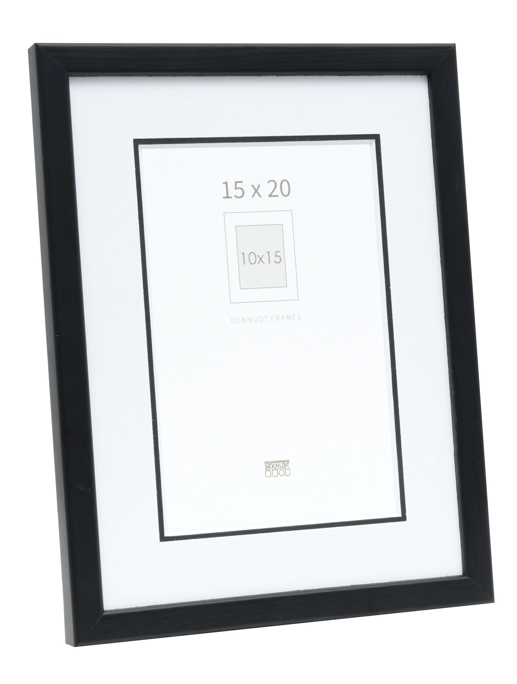 Fotokader in zwart met passe-partout S41JL2 P1