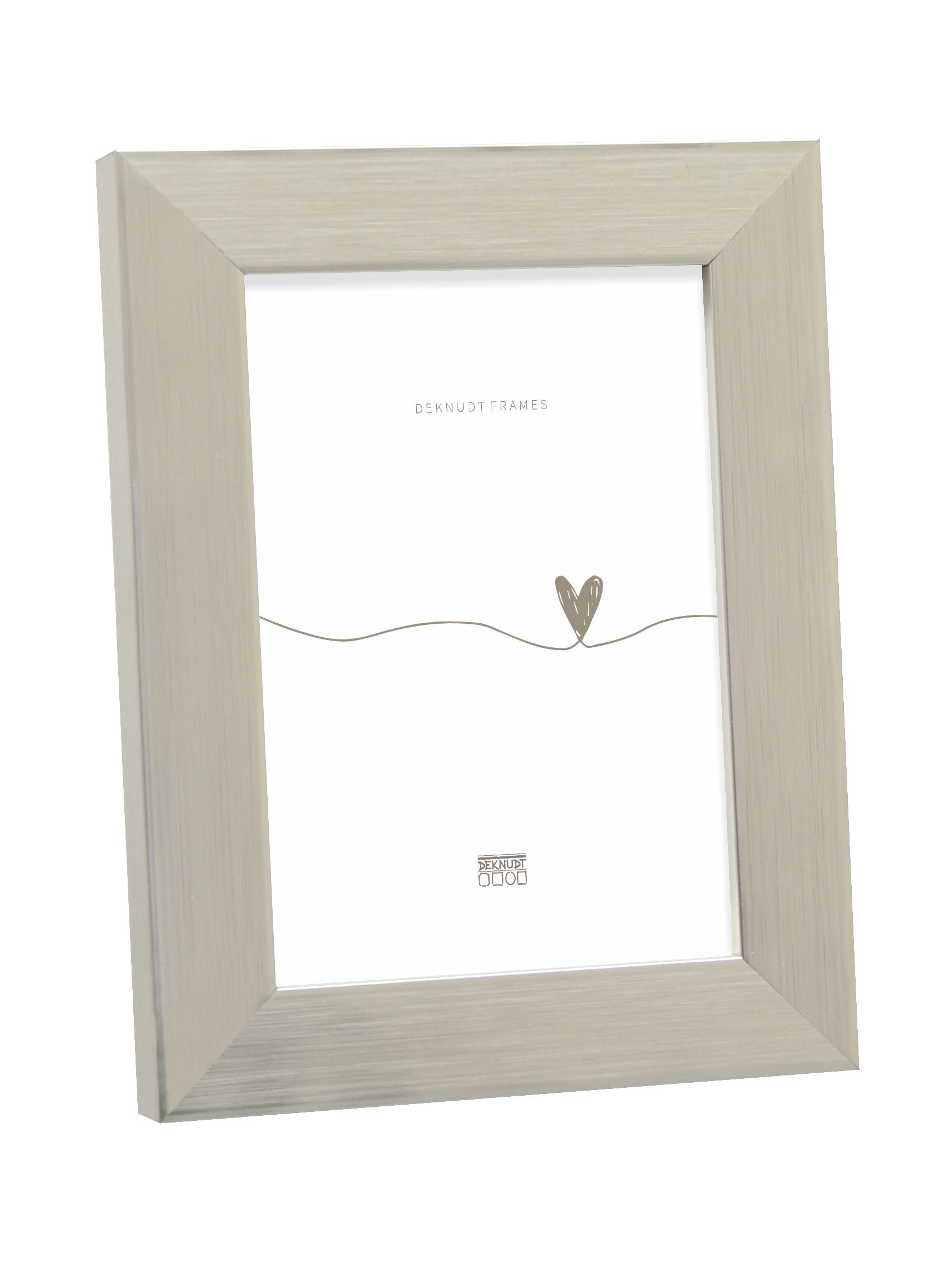 fotokader zilverglans,    smal, kunststof S41VD4 