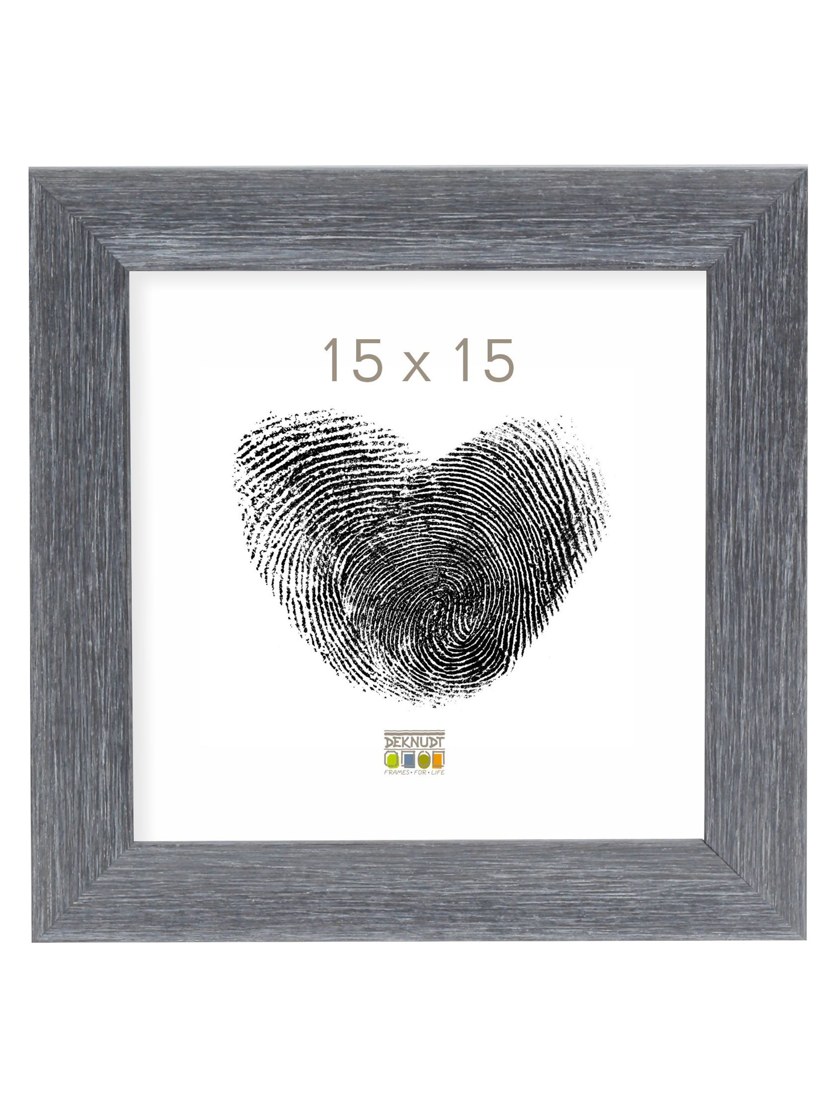 Fotolijst zwart gestreept S43WF2 
