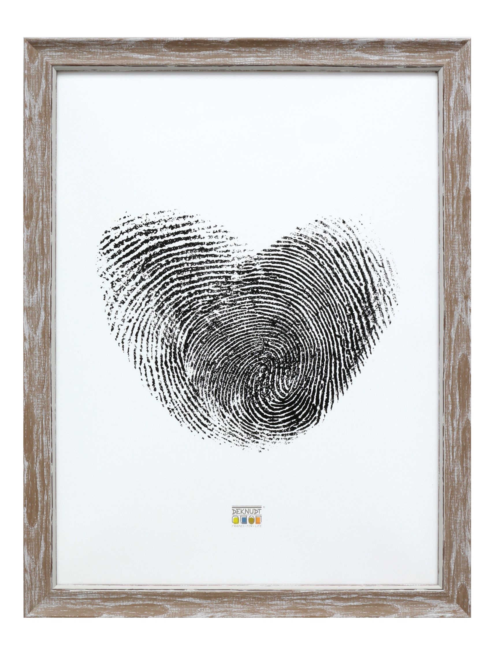 fotokader beige geschilderd met biesje, kunststof S45WF3 