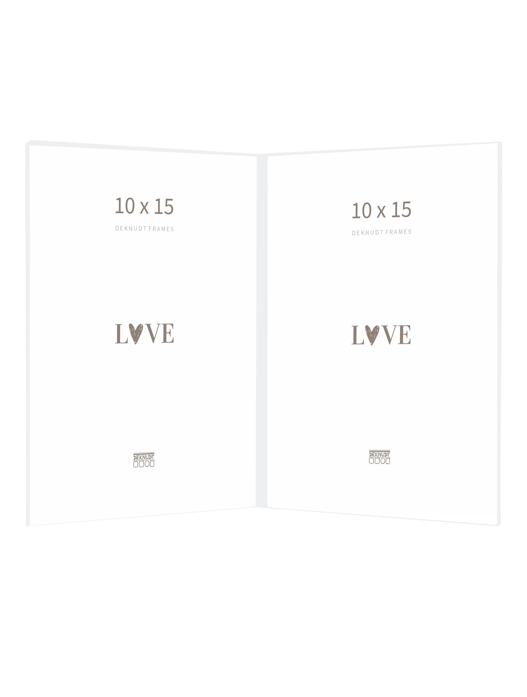 Tweeluik acryl, verticaal S58RL2 H2V