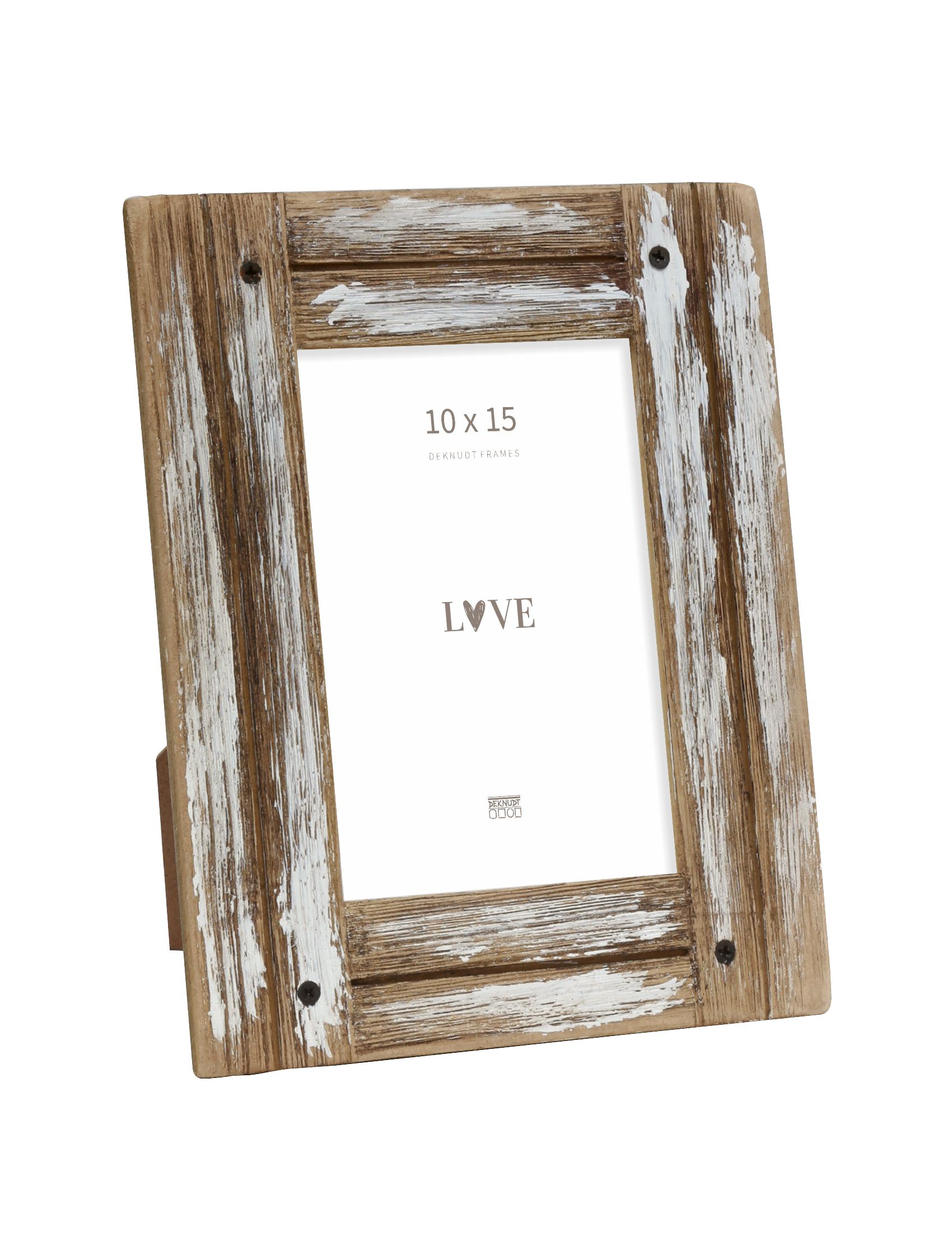 Fotokader in driftwood met witte afwerking S67UD1 