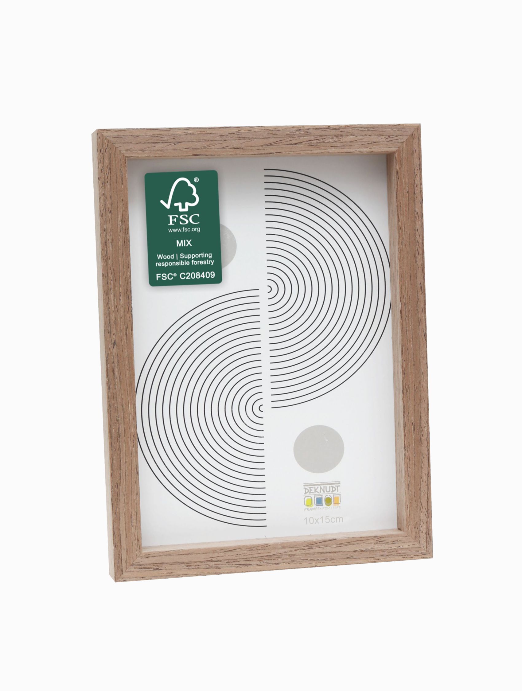 Fotokader - bruine houtkleur - strak - hout - FSC Mix WB-COC-001906 S68XH7 
