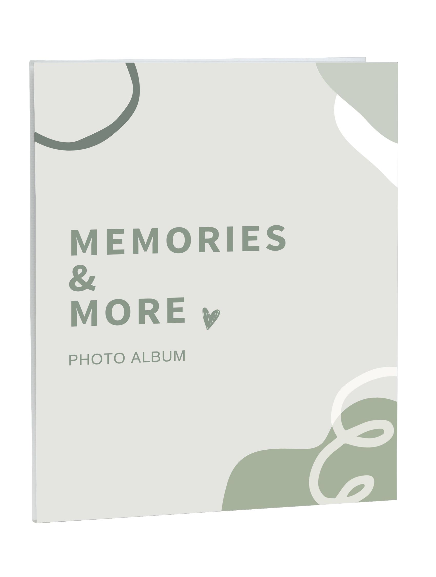 Slip-in fotoalbum, met display, mix 2 kleuren, 64 foto's 10x15cm |